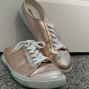 Rose Gold Slides BY SUPERGA